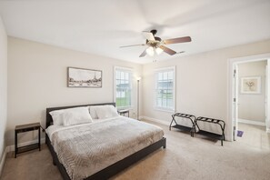Ceiling Fan, Bed, Furniture, Bedroom, Indoors