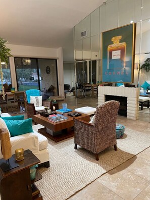 Living Room overlooking greenspace