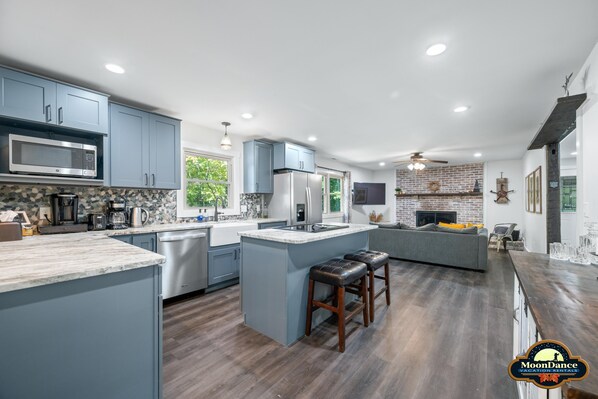 Large kitchen for big country meals
