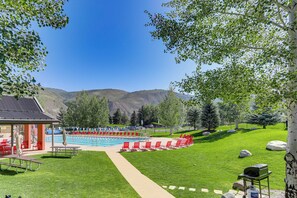 Eagle-Vail Community Amenities | Outdoor Pool | Mountain Views