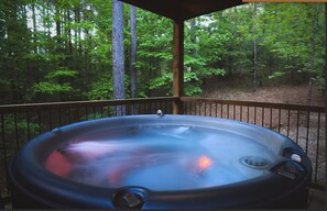 Hot Tub Oasis: Unwind in nature’s embrace with a private hot tub and forest views!