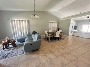 Entry Living Room & Dining