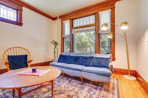 Living Room | Window A/C Units | Radiant Floor Heating