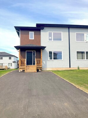 access to free parking right in front of the home