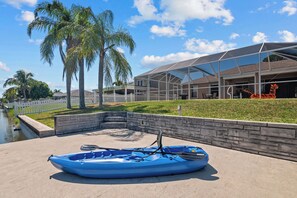 Kayak to use in the cancal during your stay.