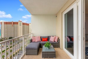 Furnished Balcony with Ocean Views