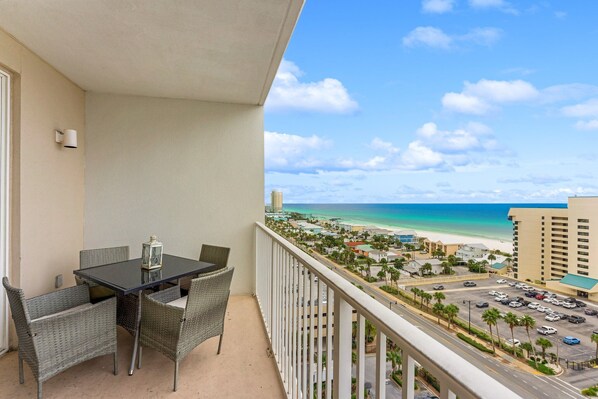 Furnished Balcony with Ocean Views