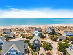 OCEAN FRONT ON A CUL-DE-SAC WITH ROOM FOR KIDS TO PLAY