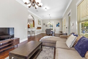 View of Living Room and Dining Area