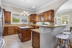Kitchen with Bar Seating