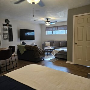 Livingroom seen from bed
