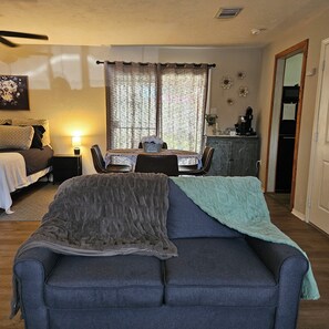 This is a twin sleeper sofa