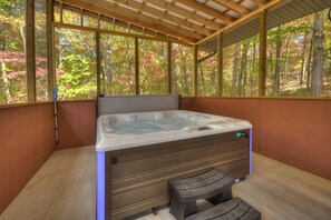 Enclosed Hot Tub