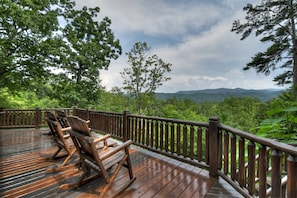 Deck Area with Rocking Chairs