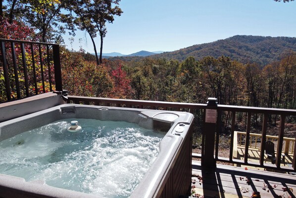 Hot Tub with Mountain View