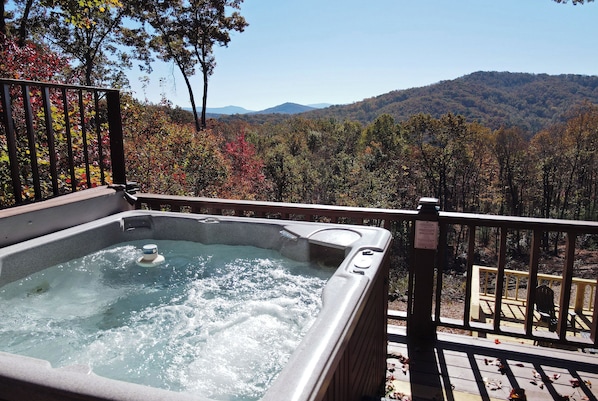 Hot Tub with Mountain View