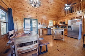Open Concept Dining Area and Kitchen