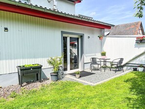 Strauch, Garten, Blumentopf, Zuhause, Tür, Hütte, Garten, Ground, Hinterhof
