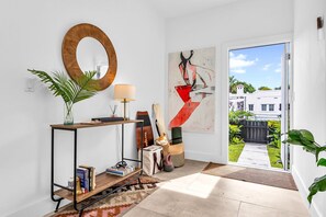 Step inside this thoughtfully designed modern Casita and feel the strong designer's vibe that defines every room.