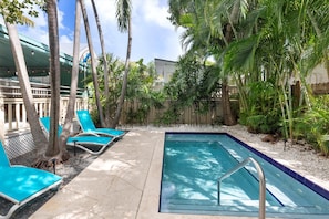 Shared heated pool