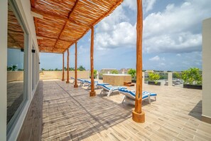 Ultimate relaxation spot: Soak up the sunshine on our stylish sun loungers