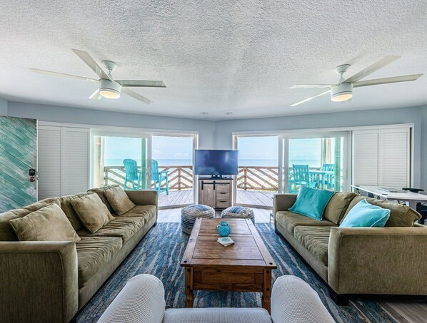 Living room with stunning views