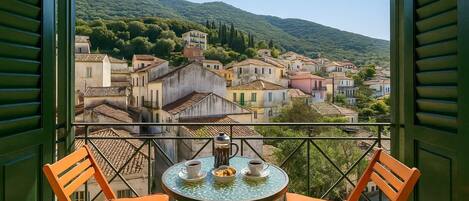 View of the villager from the balcony of the property