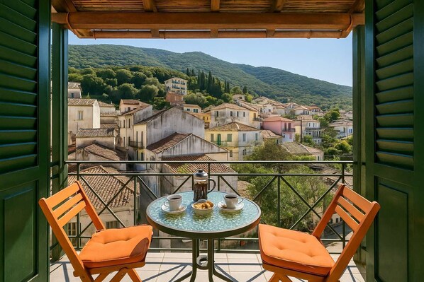 View of the villager from the balcony of the property