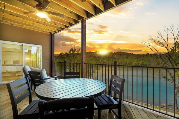 Enjoy the sunset in your very own Lakeview Oasis