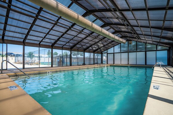 Indoor pool open year around!