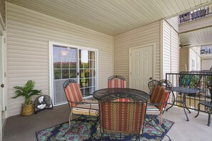 Have a meal outside on the balcony