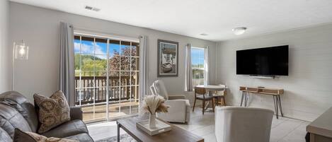 Let the sunshine in while you’re enjoying your favorite movies and shows in the Living Room