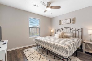 Bedroom 3 with King bed, and TV (Unit #3)