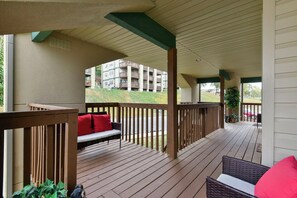 Spacious balcony