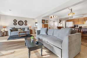 Living area with ample seating for family and friends