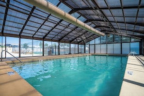 Heated indoor pool open year around!