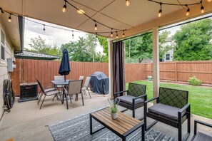 Private Patio | Gas Grill | Outdoor Seating