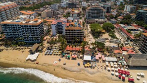 Plaza Mar is the building in the center right on the beach!
