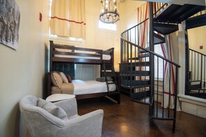Seating Area and Bunk Beds in Room 3