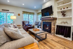 Living Room with Fireplace