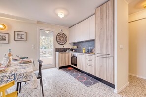 Kitchen and dining area