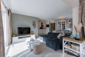 Living room with television