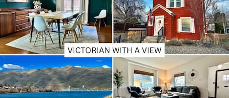 Beautiful Victorian home with a river view