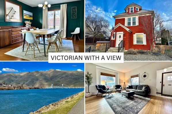 Beautiful Victorian home with a river view