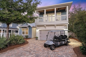 Explore with your complimentary golf cart!
