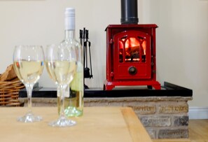 Wood Burning Fireplace