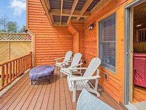 Deck off the Great Room Overlooking the Lake