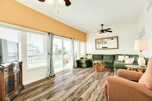 Bright and airy living area