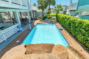 Take a dip in the private pool