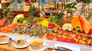 朝食ビュッフェ